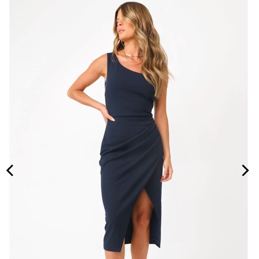 Kittenish Navy Blue Dress